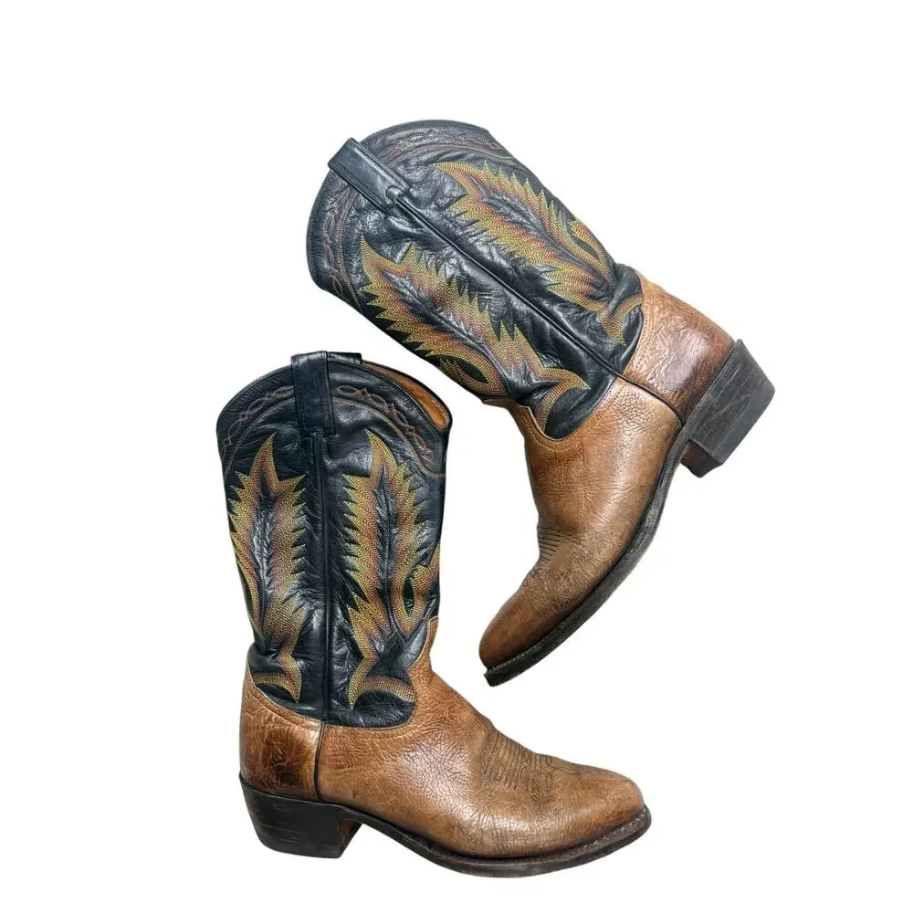 Tony Lama | Shoes | Vintage Tony Lama 684 Pecan Taurus  display picture 3